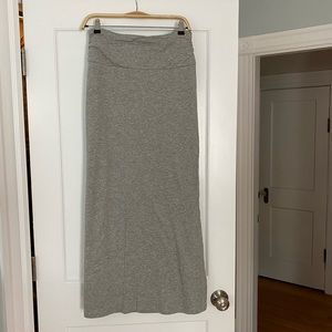 Grey stretch jersey The North Face Ava maxi skirt